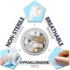 Cloth Surgical Tapes; 1 inch x 10 yds. Pack of 12 White Breathable Medical Tapes. Adhesive Wound Dressing Soft Bandage for Hospital. Hypoallergenic Fi