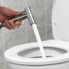 Handheld Bidet Sprayer Stainless Steel Bathroom Shower Toilet Bidet Sprayer Baby Cloth Diaper Sprayer Kit with Hose Brass Valve For Personal Hygiene T