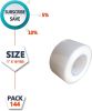 Transparent Surgical Tapes; 1/2 inch x 10 yds. Pack of 24 Clear Medical Tapes. Adhesive Plastic Wound Dressing Bandage for Hospital. Hypoallergenic Fi