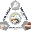 Cloth Surgical Tapes; 1/2 inch x 10 yds. Pack of 24 White Breathable Medical Tapes. Adhesive Wound Dressing Soft Bandage for Hospital. Hypoallergenic