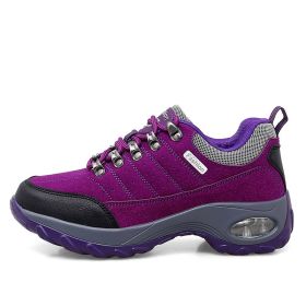 Sneakers Air Cushion Sole Casual Shoes (Option: Purple-38)
