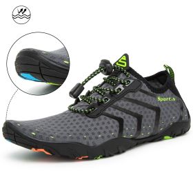Light And Portable Beach Wading Shoes (Option: Grey-43)